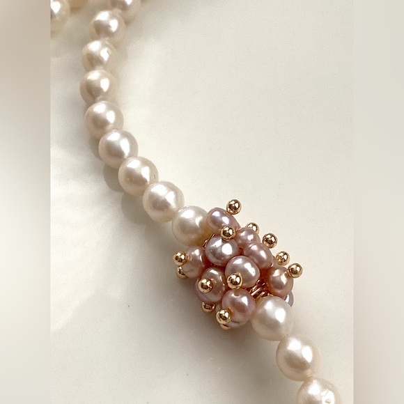 GP47-Handmade Natural Amethyst And Natural Freshwater Baby Pearl Necklace - Picture 12 of 13